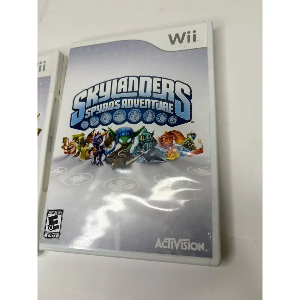 Skylanders Swap Force and Spyro's Adventure Nintendo Wii Lot of 2 Games Tested